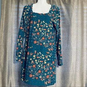 Mudd large fitted floral dress